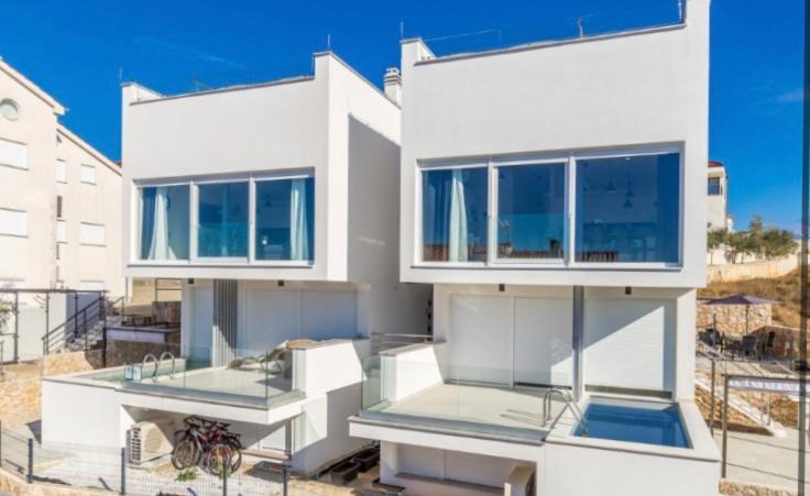 Apartments Solis Lacus Penthouse Njivice Exterior photo